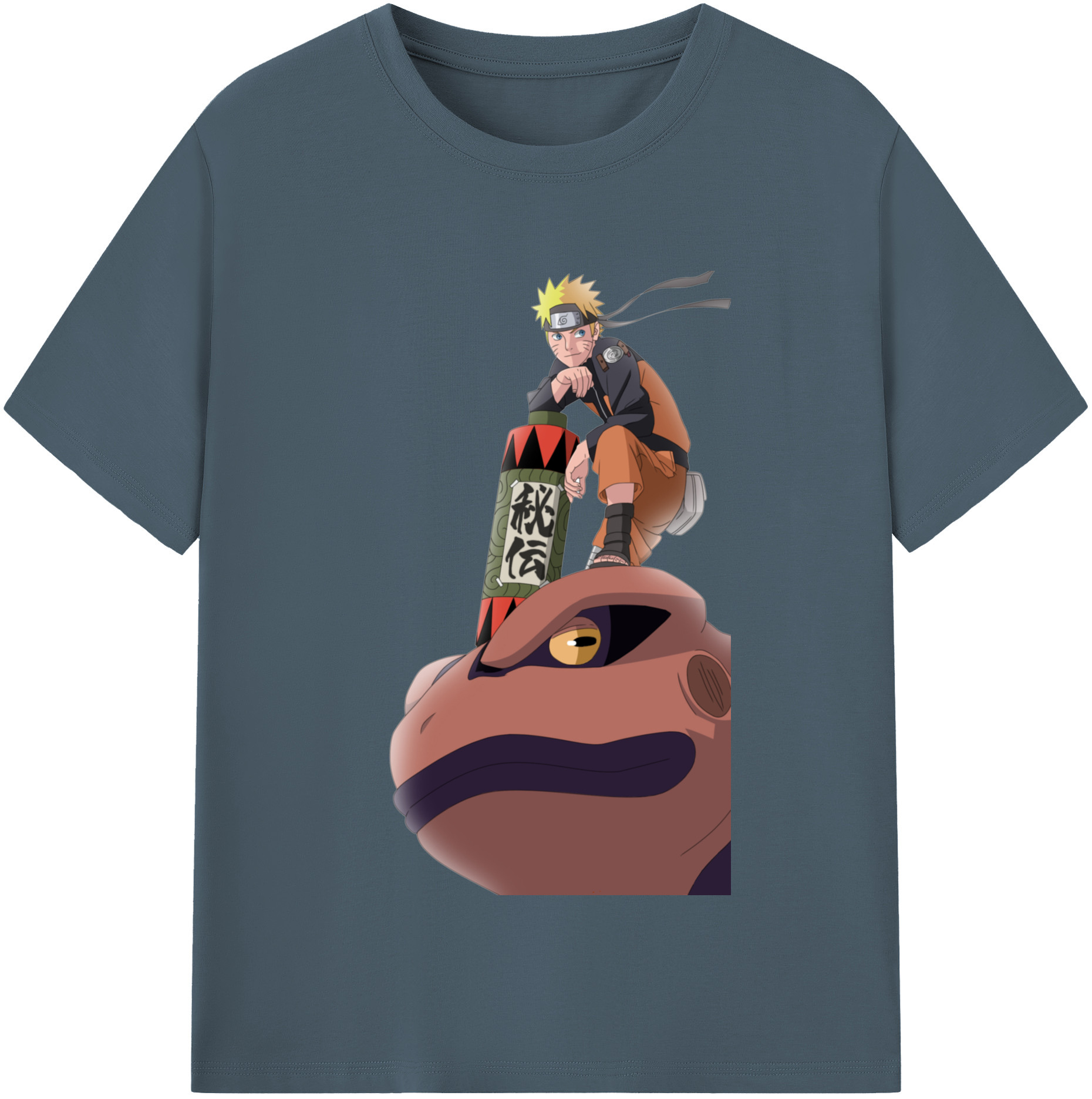 （画像用） NARUTO -ナルト- うずまき ナルト Uzumaki Naruto 綿100％半袖Tシャツ（フロントプリント）